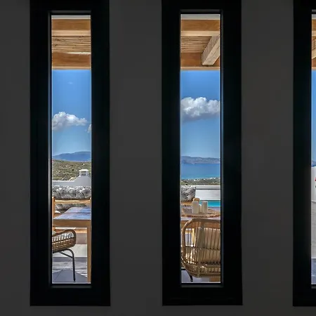 La Grande Vue-private Hilltop With Private Pools Villa Vívlos