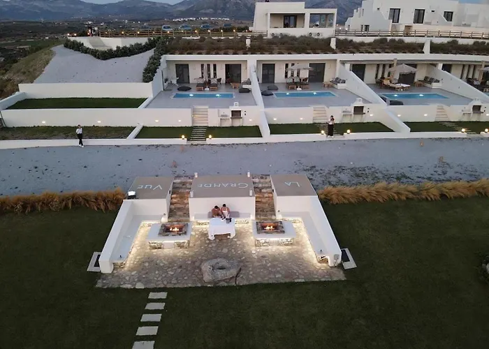 La Grande Vue-private Hilltop With Private Pools Villa Vivlos