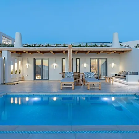 La Grande Vue-private Hilltop With Private Pools Villa Vívlos