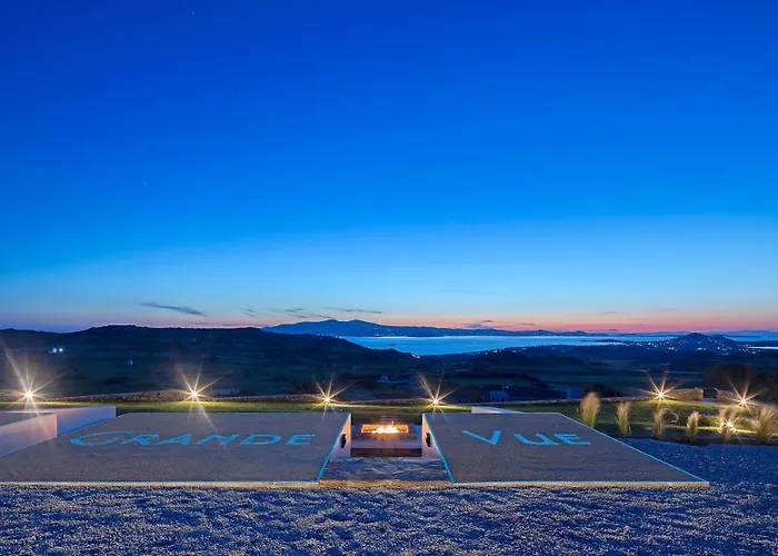 别墅 La Grande Vue-private Hilltop With Private Pools Vívlos